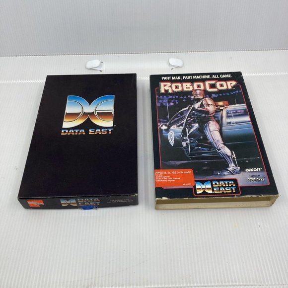 RoboCop PC Computer Game Apple iie, iic, iiGS Complete DATA EAST Vintage 1988 - Picture 5 of 11